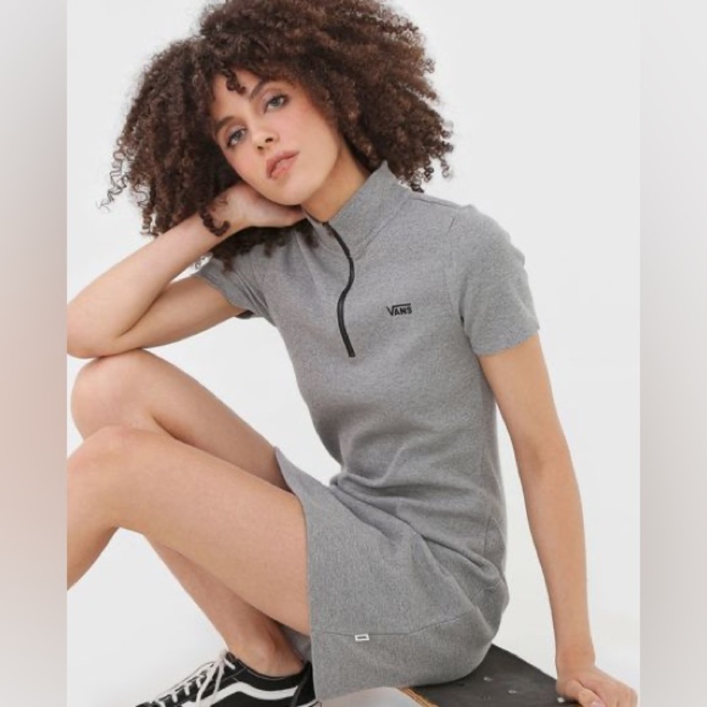NWT Vans Bodycon Grey Mini Dress